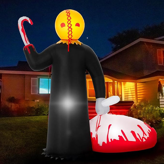 6 FT Bent Hook Reaper Halloween Inflatable